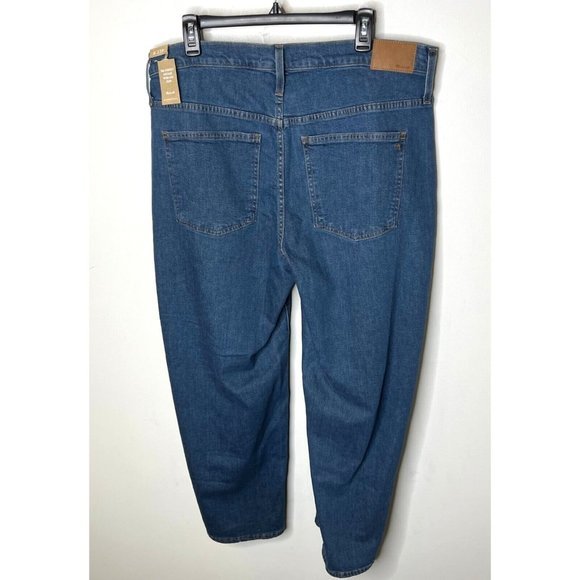 Madewell Denim - Madewell‎ $148 Petite Perfect Wide Leg Jean Fairdale Wash Size P33
